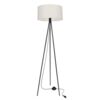 Lampa podłogowa SHANTI trójnóg z abażurem do salonu 1-punktowa
