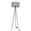 Lampa podłogowa SHANTI trójnóg z abażurem do salonu 1-punktowa