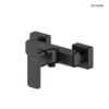 Oltens Hadsel wall-mounted shower mixer tap, black matte 33006300