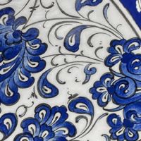Irmak II - hand-painted countertop washbasin Iznik