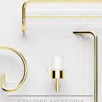 ARNIKA - Concealed shower set, with bath spout - brushed gold Catalogs