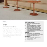 Stoły Fiori Katalogi