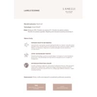 Lewe zakończenie lameli Dąb Ciemny L0204L Zasoby pomocnicze