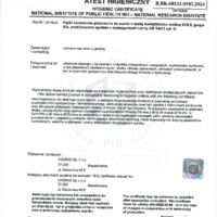 CEPPO NUOVO BLACK 120 x 280 Zertifizierungen