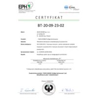 D4448 SM MARMUR CREMA Certyfikaty