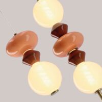 PURAS horizontal pendant lamp 15W LED 3000K clear white shade Catalogs