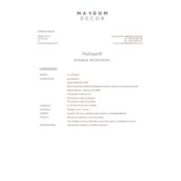 Listwa ścienna MDC258 Zasoby pomocnicze