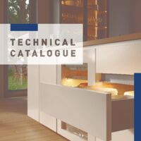 Zamak handle BAGIO 192 mm chrome Catálogos