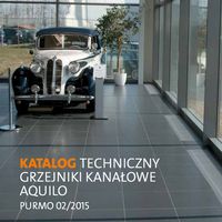 Aquilo F2C Technical catalogue - Aquilo trench convectors