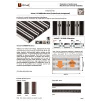 Cleaning system doormat Unimat V 22 MBR/M Marathon 