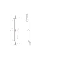 MODULAR PULL HANDLES FOR DOOR MPS31 T3 L/P 