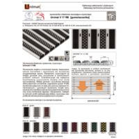 Cleaning system doormat Unimat V 17 RB