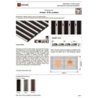 Cleaning system doormat Unimat 10 RL 