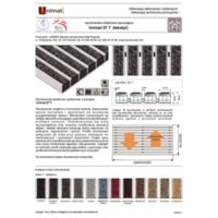 Cleaning system doormat Unimat 27 T 