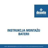 Bateria zlewozmywakowa stojąca ze składaną wylewką U Instrukcja montażu baterii