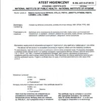 Freya - standing sink mixer Certifications