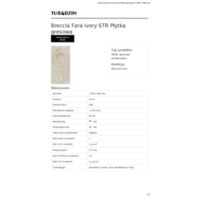 Breccia Fara ivory STR Porcelain tile 1198x598 Other resources