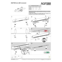 RAFTER mix LED recessed Instructions