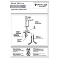 PARMA PM7410CR - Basin mixer, chrome Instrucciones