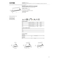 RAFTER points LED trim recessed Catalogs