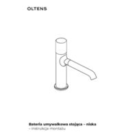 Oltens Hamnes pillar basin mixer tap chrome finish Instrucciones