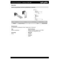 ARS Chrome Concealed wall-mounted basin mixer with spout Other resources