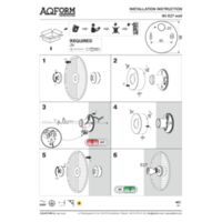 IKI round E27 wall Instructions