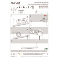 RIBBY line points up&down LED suspended Instructions