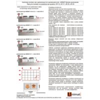 Cleaning system doormat Unimat V 22 RB/M Marathon Instructions