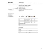 LENS LINE LED section natynkowy Katalogi