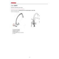 Standard Standing sink mixer Ressources auxiliaires