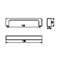 Uchwyt meblowy UU52 Rysunki techniczne