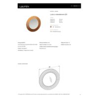 KARTELL LAUFEN Mirror 'All saints", Amber Other resources