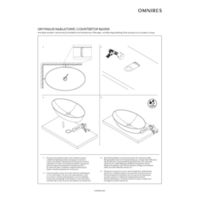 MESA  |  countertop basin, 53 x 32 cm, matt white Instructions