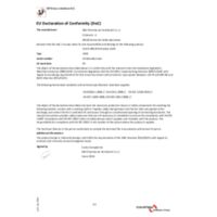 plate mounted axial flow fan HXM Certifications