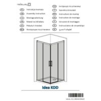 Shower enclosures Idea 8 / Idea KDD Anleitung