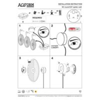 IKI round E27 spider kinkiet Instructions