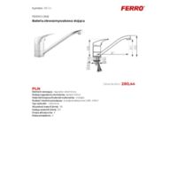 Ferro One - standing sink mixer Other resources