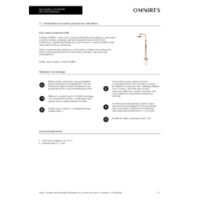 Y  |  système thermostatique de douche mural, cuivre brossé Ressources auxiliaires