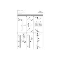 Rainshower Aqua Drążek prysznicowy, 600 mm Instrukcje