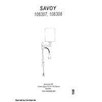Kinkiet Savoy Instrukcje