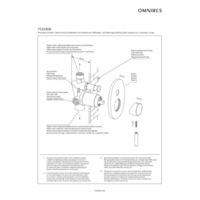 Y  |  mélangeur de douche et de baignoire à encastrer,  graphite Instructions