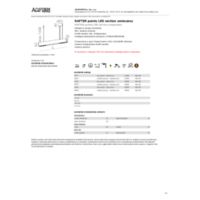 RAFTER points LED section suspended Catalogs