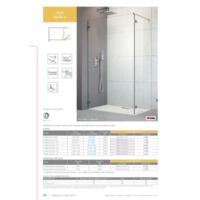 Shower enclosure Arta Walk-in Catalogs