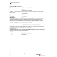 Wentylator kanałowy TDM Certyfikaty