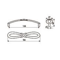 Möbelgriffe UR48 Technische Zeichnungen