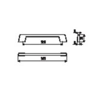 Möbelgriffe UU55 Technische Zeichnungen