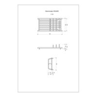 Steamscape - bathroom radiator Technical drawings