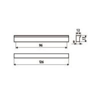 Furniture handle UA02 Technical drawings