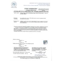 Bateria umywalkowa SILIA Certyfikaty